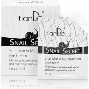 Многофункционален крем за очи със секрет от охлюви Snail Secret 5 х 10 мл
