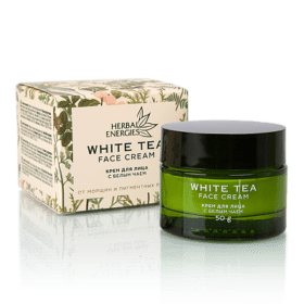 Крем за лице с бял чай Herbal Energies